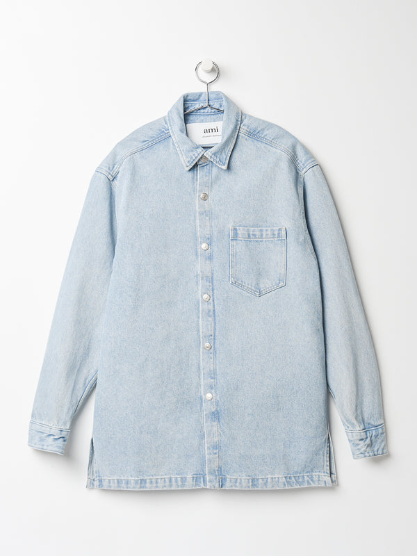 M_AMI PARIS OVERSHIRT_BLEU JAVEL/448